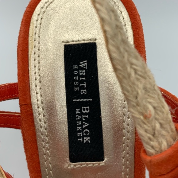 NWT White House Black Market Jupiter Coral Wedge - 7M - Picture 4 of 10